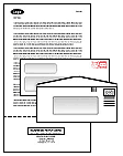 Direct Mail Legal Letter with Perforated Tear-off and BRE