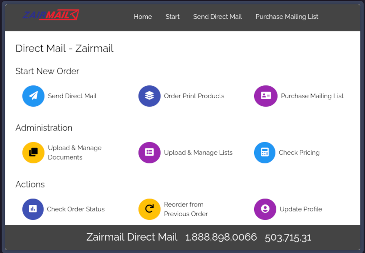 Zairmail Small & Medium Business Mailing Advantage